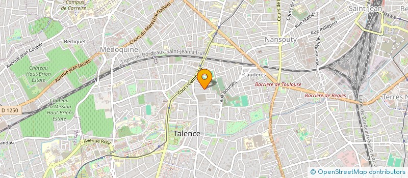 localisation de l'entreprise MADAME VIOLAINE FLOCK  TALENCE