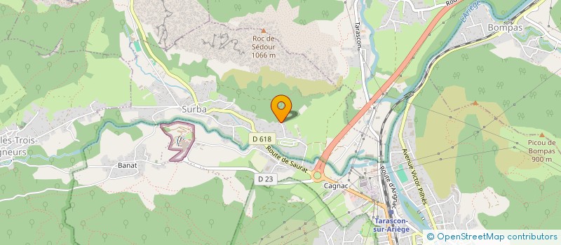 localisation de l'entreprise MADAME VIOLAINE FORGEOT D'ARC à SURBA