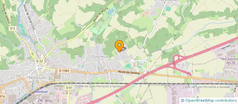 localisation de l'entreprise MADAME VIOLAINE GONZALEZ  DAGNEUX