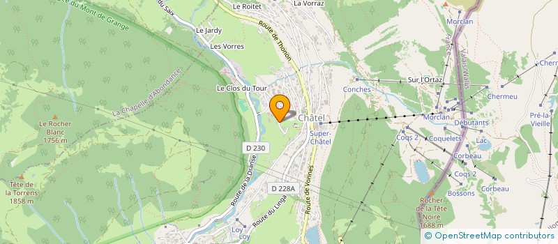 localisation de l'entreprise MADAME VIOLAINE GRAU  CHATEL