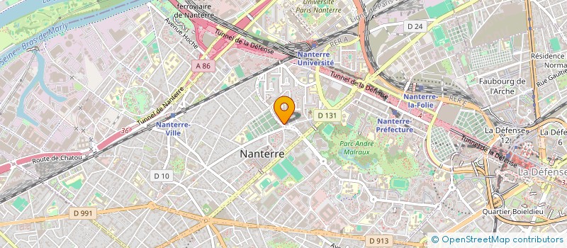localisation de l'entreprise MADAME VIOLAINE GUEROULT à NANTERRE