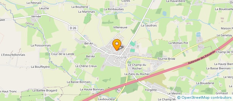 localisation de l'entreprise MADAME VIOLAINE HAMON  GOSNE