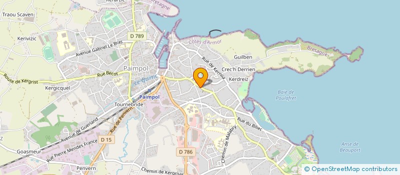 localisation de l'entreprise MADAME VIOLAINE HAMON  PAIMPOL