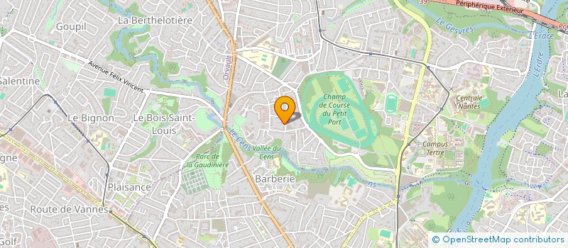 localisation de l'entreprise MADAME VIOLAINE JAUD à NANTES