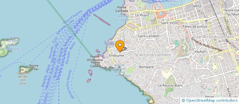 localisation de l'entreprise MADAME VIOLAINE JAUFFRET  MARSEILLE