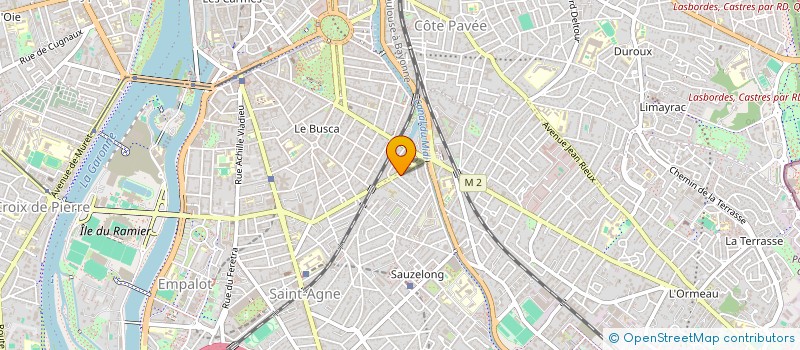 localisation de l'entreprise MADAME VIOLAINE JEANDEL à TOULOUSE