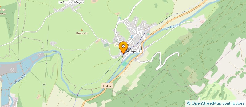 localisation de l'entreprise MADAME VIOLAINE KUENZI  ARCON