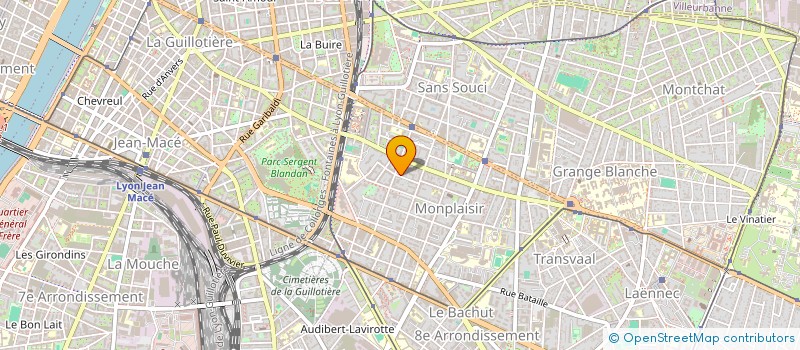 localisation de l'entreprise MADAME VIOLAINE LAFAYE  LYON