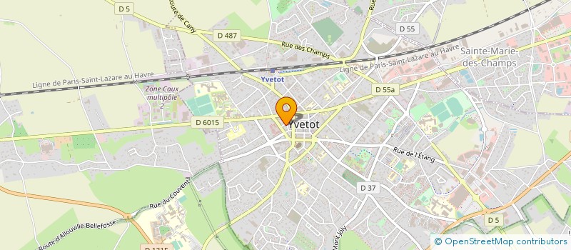 localisation de l'entreprise MADAME VIOLAINE LAPIERRE à YVETOT