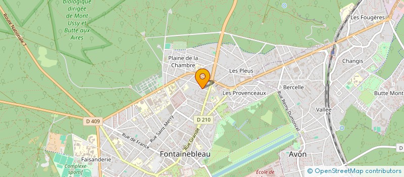 localisation de l'entreprise MADAME VIOLAINE LE NEUN à FONTAINEBLEAU