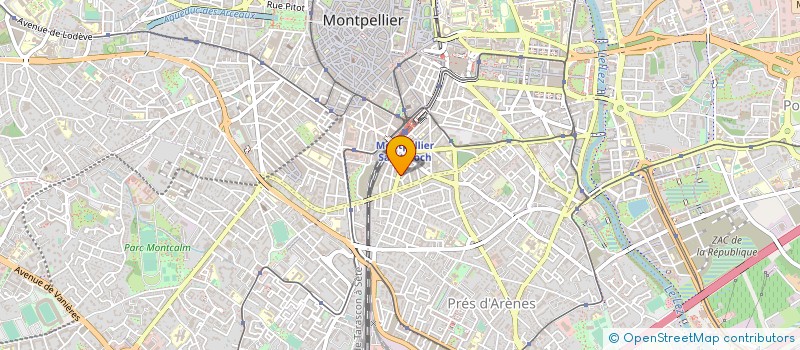 localisation de l'entreprise MADAME VIOLAINE LENTHERIC à MONTPELLIER
