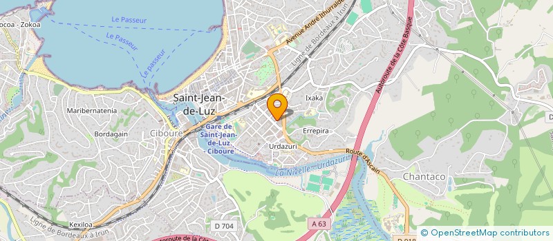 localisation de l'entreprise MADAME VIOLAINE LESAY à SAINT-JEAN-DE-LUZ