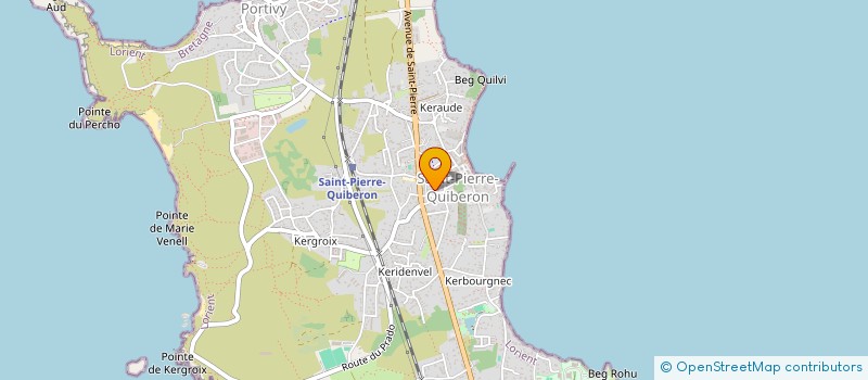 localisation de l'entreprise MADAME VIOLAINE LORIN DE REURE  SAINT-PIERRE-QUIBERON