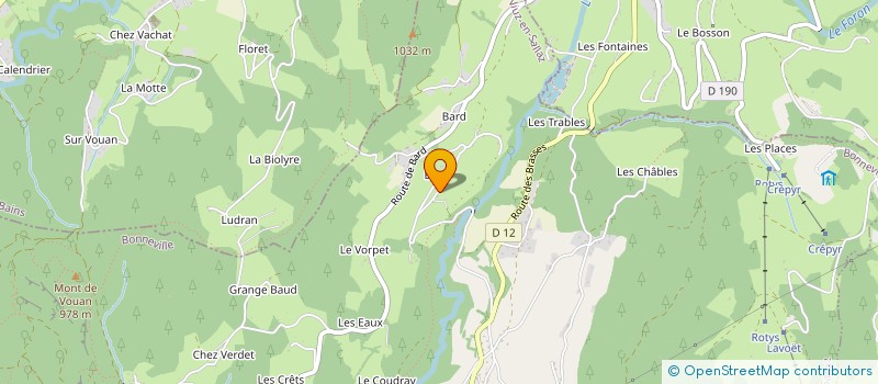 localisation de l'entreprise MADAME VIOLAINE MAGAUD  VIUZ-EN-SALLAZ