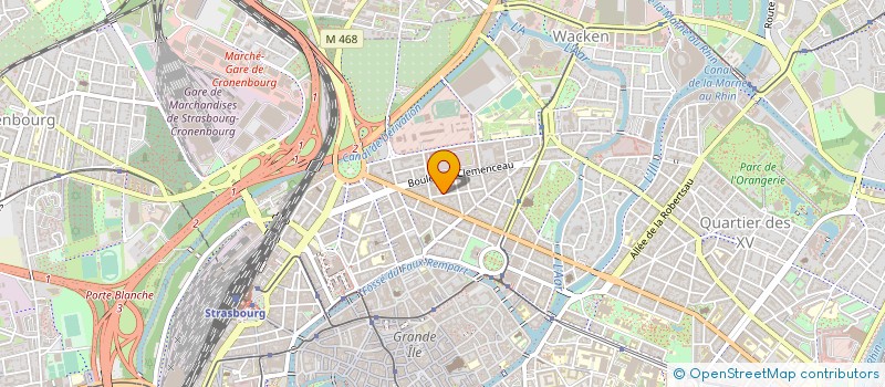 localisation de l'entreprise MADAME VIOLAINE MAGNIN à STRASBOURG