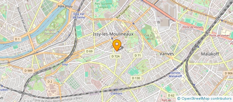 localisation de l'entreprise MADAME VIOLAINE MALEPLATE à ISSY-LES-MOULINEAUX
