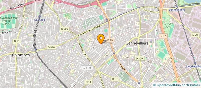localisation de l'entreprise MADAME VIOLAINE MANEZ à ASNIERES-SUR-SEINE