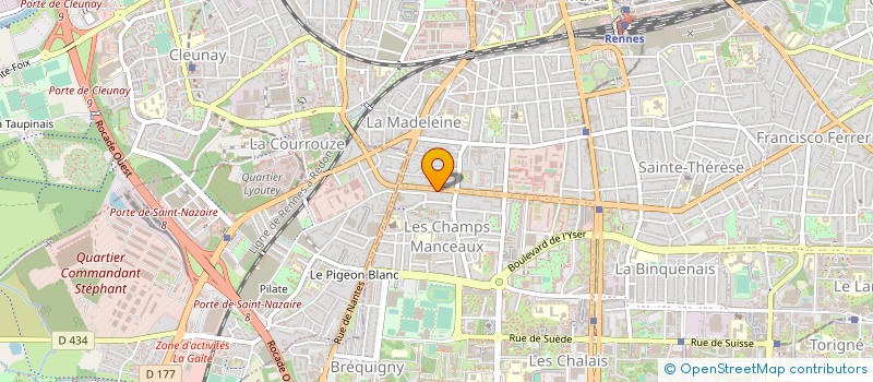 localisation de l'entreprise MADAME VIOLAINE MARCELIN à RENNES