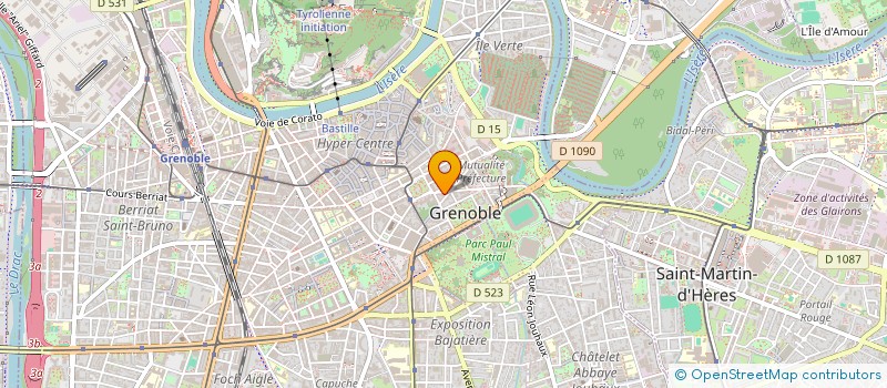 localisation de l'entreprise MADAME VIOLAINE MARLANGE à GRENOBLE