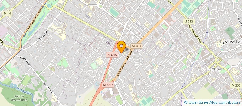 localisation de l'entreprise MADAME VIOLAINE MAS à LILLE