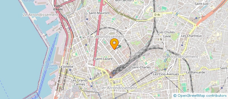 localisation de l'entreprise MADAME VIOLAINE MEAUX à MARSEILLE