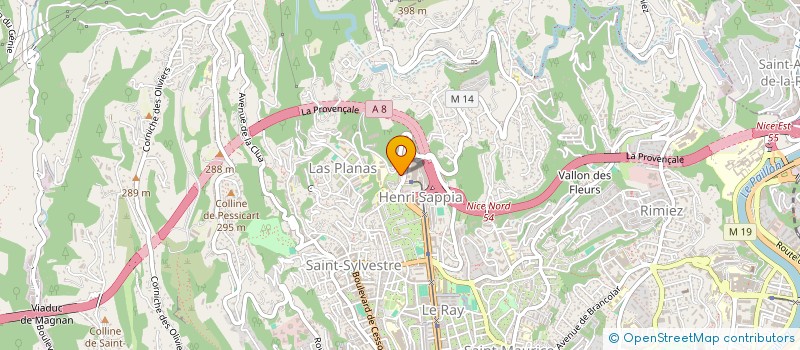 localisation de l'entreprise MADAME VIOLAINE MEDJEBEUR à NICE