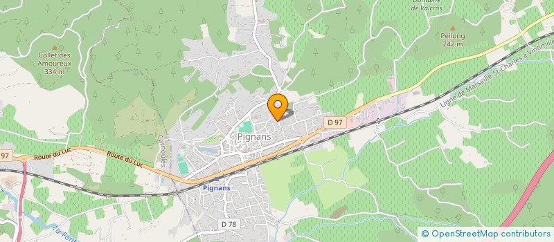 localisation de l'entreprise MADAME VIOLAINE MIGHELI  PIGNANS