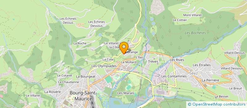 localisation de l'entreprise MADAME VIOLAINE MINGEON  BOURG-SAINT-MAURICE