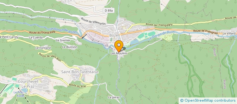 localisation de l'entreprise MADAME VIOLAINE MOJON à BOZEL