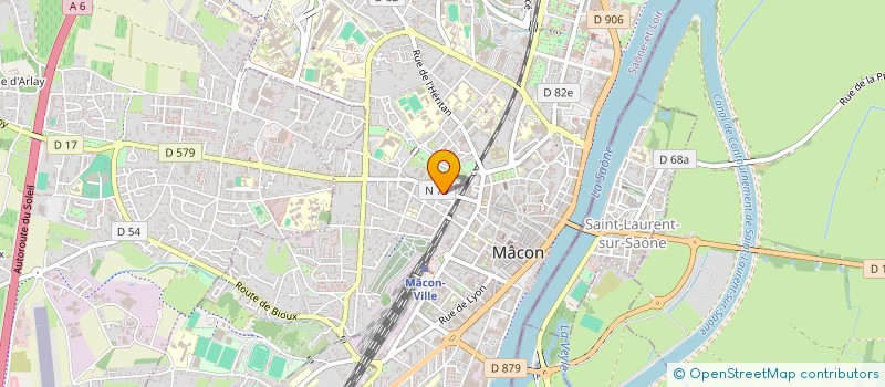 localisation de l'entreprise MADAME VIOLAINE MONIN  MACON