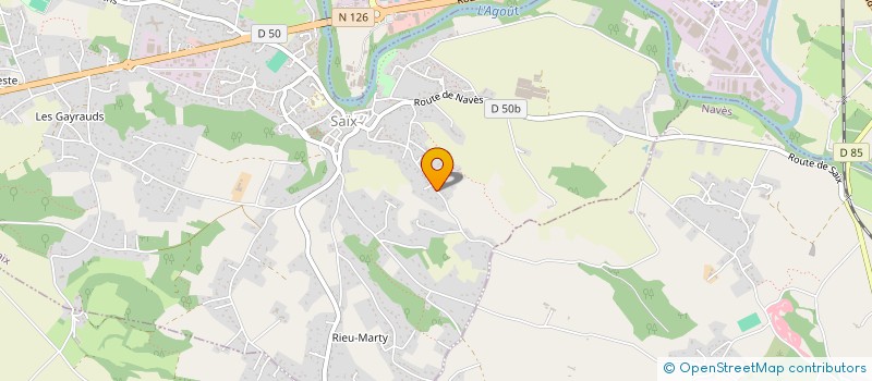 localisation de l'entreprise MADAME VIOLAINE MONTSARRAT  SAIX