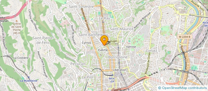 localisation de l'entreprise MADAME VIOLAINE MORIER  NICE