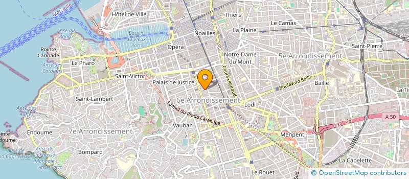 localisation de l'entreprise MADAME VIOLAINE MOULLE à MARSEILLE