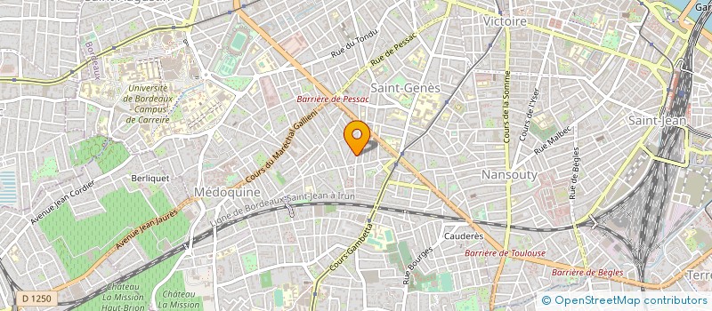 localisation de l'entreprise MADAME VIOLAINE NAFFRECHOUX à TALENCE
