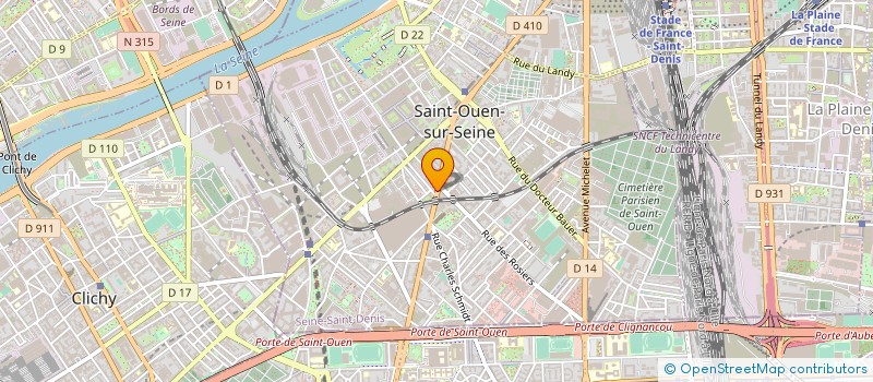 localisation de l'entreprise MADAME VIOLAINE PAIN à SAINT-OUEN-SUR-SEINE