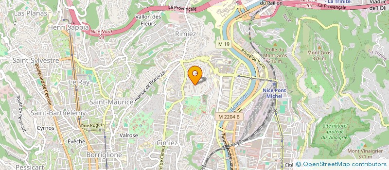 localisation de l'entreprise MADAME VIOLAINE PARDON à NICE