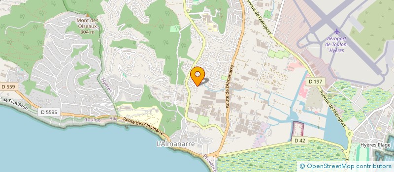 localisation de l'entreprise MADAME VIOLAINE PERCIE DU SERT  HYERES