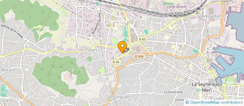 localisation de l'entreprise MADAME VIOLAINE PETRO à LA SEYNE-SUR-MER