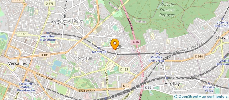 localisation de l'entreprise MADAME VIOLAINE PFEUTY à VERSAILLES