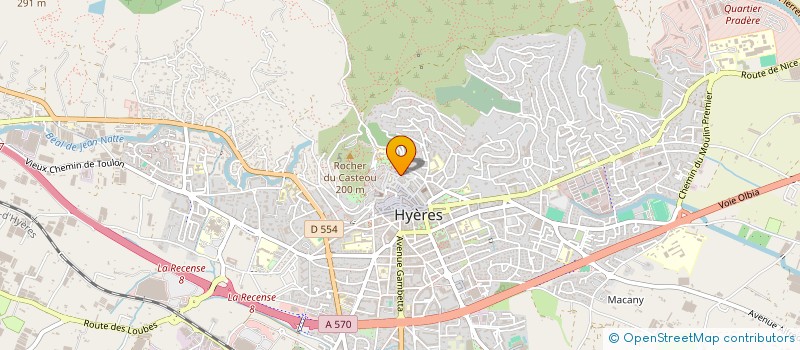 localisation de l'entreprise MADAME VIOLAINE PILA à HYERES