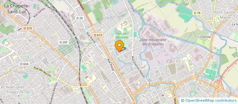 localisation de l'entreprise MADAME VIOLAINE PINTO-MONTEIRO à TROYES