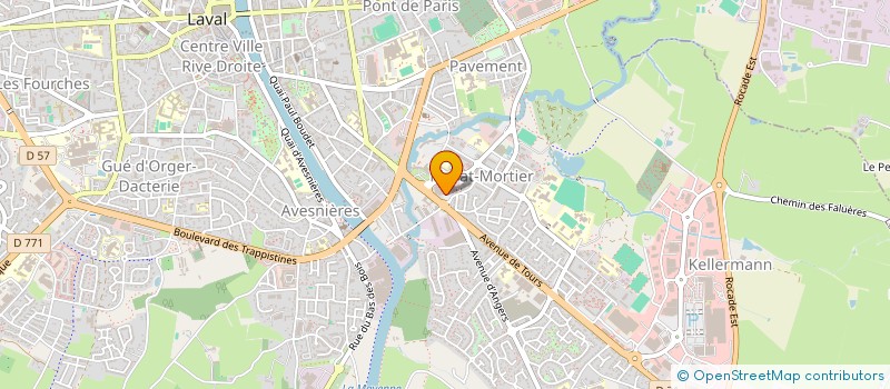 localisation de l'entreprise MADAME VIOLAINE PLANCHAIS à LAVAL