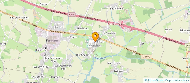 localisation de l'entreprise MADAME VIOLAINE PONCET  SAINT-CYR-SUR-MENTHON