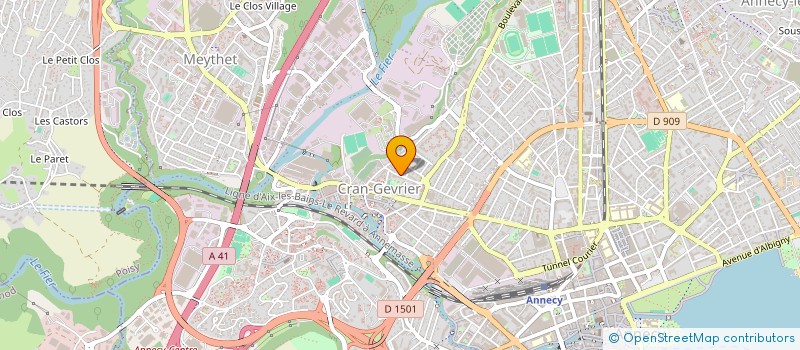 localisation de l'entreprise MADAME VIOLAINE PRADE à ANNECY