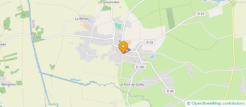 localisation de l'entreprise MADAME VIOLAINE QUEBRIAC  QUILLY