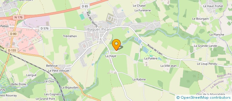 localisation de l'entreprise MADAME VIOLAINE RIGOURD  BAGUER MORVAN