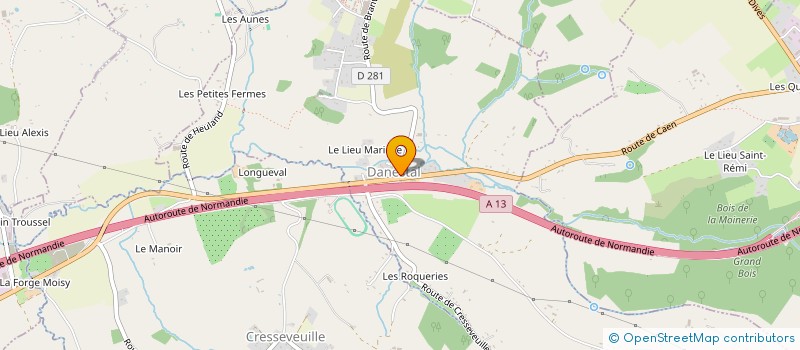 localisation de l'entreprise MADAME VIOLAINE ROUDIER  BRANVILLE