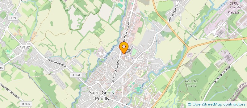 localisation de l'entreprise MADAME VIOLAINE SAUMET à SAINT-GENIS-POUILLY