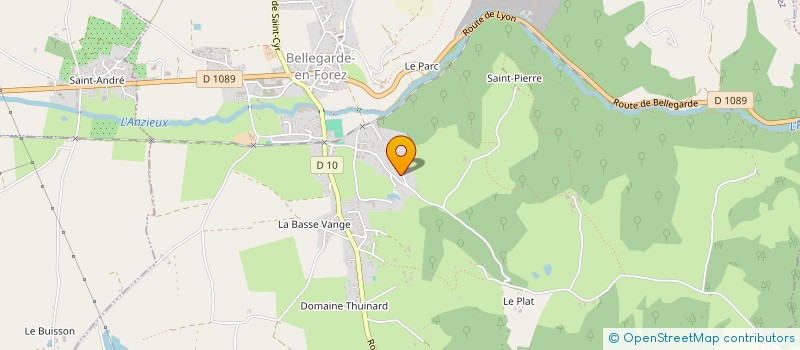 localisation de l'entreprise MADAME VIOLAINE VACHER  BELLEGARDE-EN-FOREZ