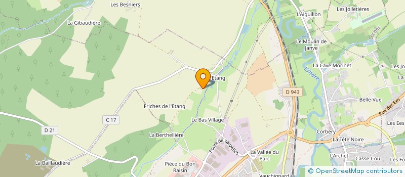 localisation de l'entreprise MADAME VIOLAINE VOISIN  VILLELOIN-COULANGE